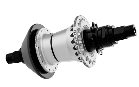 Piasta tył do bmx- Stress Laser Freecoaster Silver